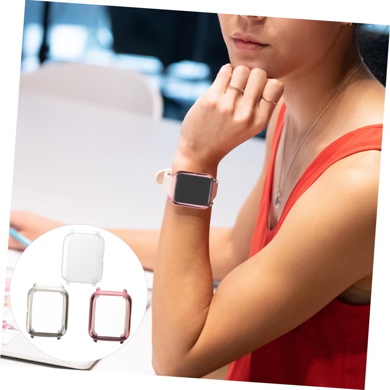 Gatuida 3pcs Tpu Smartwatch Protective Shells Fashionable Covers for Scratch