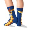 HOTSOX Kids Giraffe Socks 1 Pair, Blue, Kids S/M