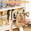 Kids Toddler Shoe Organizer Rack - Clear Acrylic Vertical Storage
