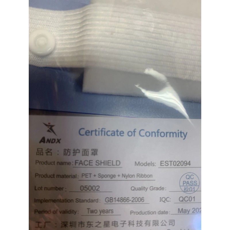 Mask Pro 10-Pack Safety Full Face Shield Reusable FaceShield Clear