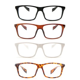 Newbee Fashion - Casual Simple Squared Durable Frames Designer Inspired Clear Eye Glasses
