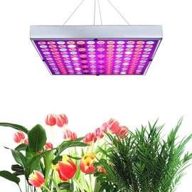 LED Grow Lights for Indoor Plants,Juhefa Panel Plant Light Full Spectrum with IR & UV Bulbs for Seedlings,Micro Greens,Clones,Succulents (Size:9.9x9.9inches)
