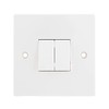 2-Way Double White Light Switch