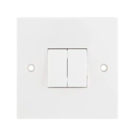 2-Way Double White Light Switch
