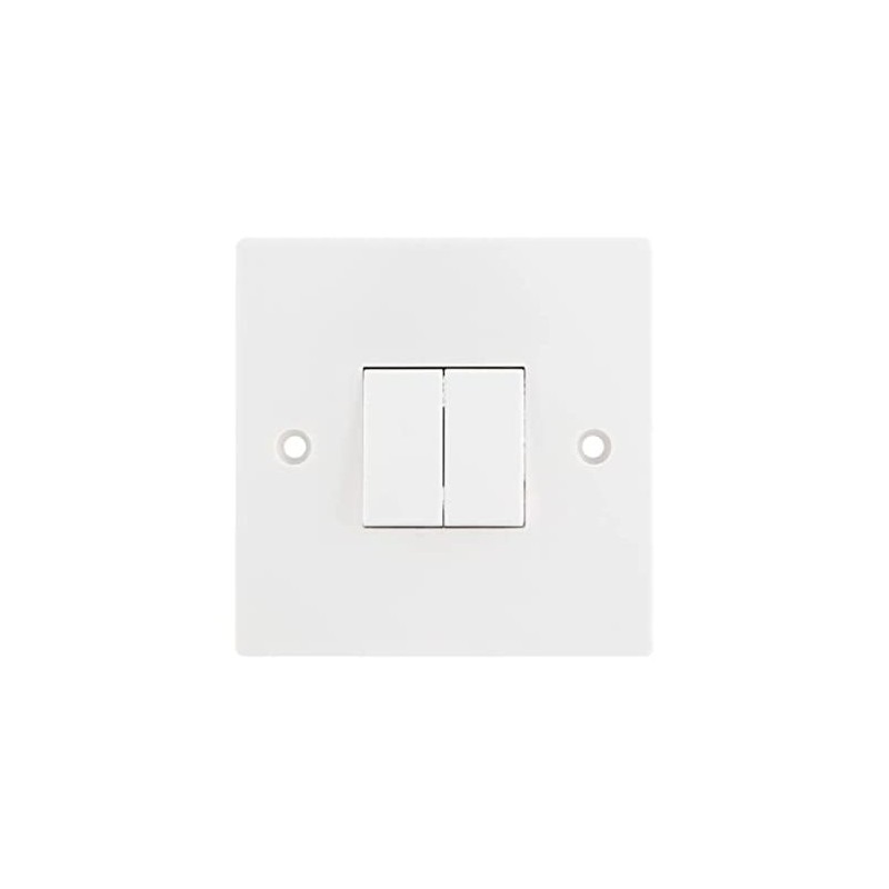 2-Way Double White Light Switch
