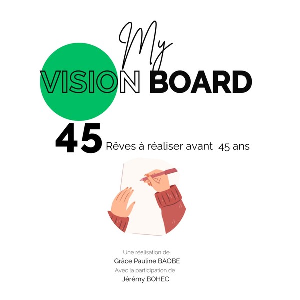 My Vision Board: 45 rêves à réaliser avant 45 ans