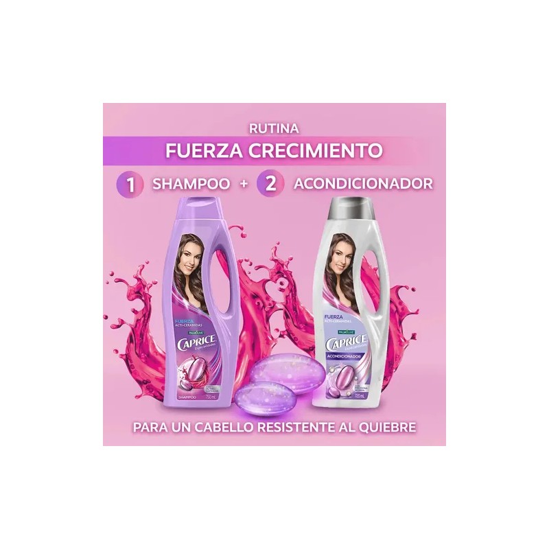 Acondicionador Caprice Fuerza Acti-ceramidas 720 Ml