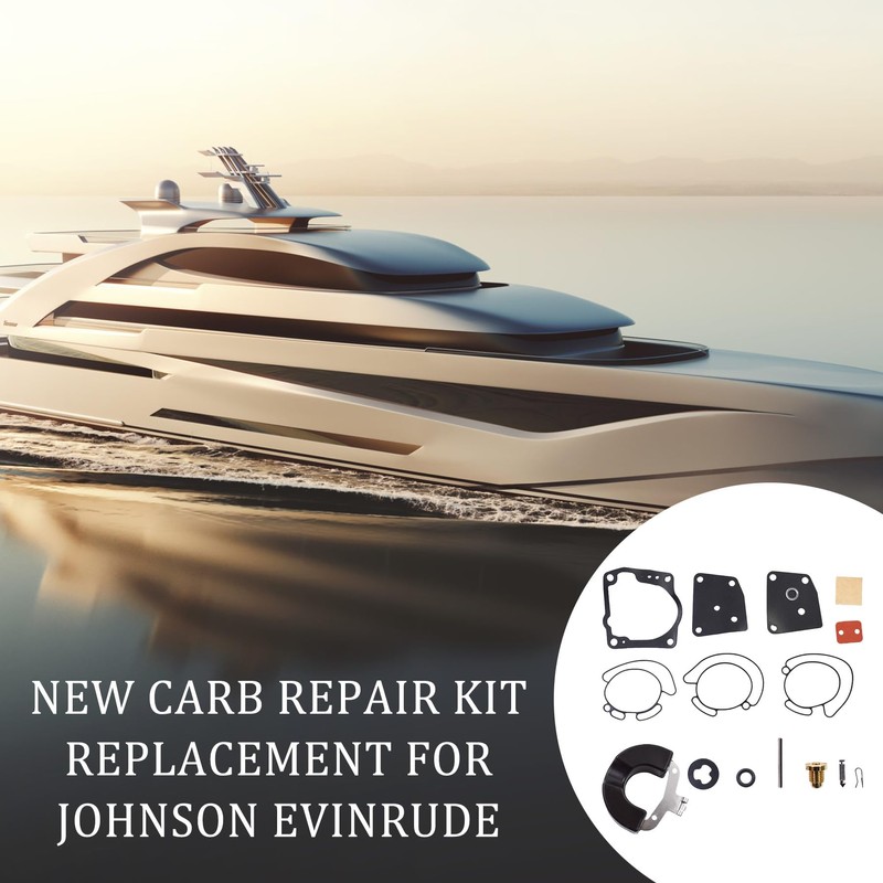 ALL-CARB 6 Pack Carb Repair Kit Replacement for Johnson Evinrude