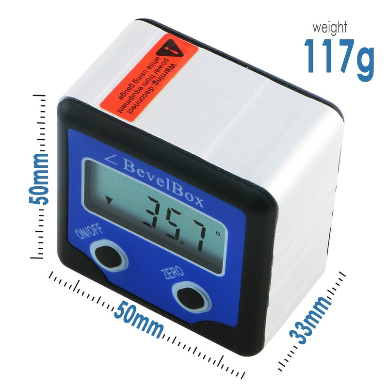 Digital Protractor Protractor Chamfer Box Inclinometer Level Measuring Instrument Magnetic