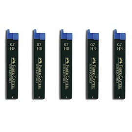 Faber-Castell 120700 Fine Leads 0.7 mm HB (5)aa