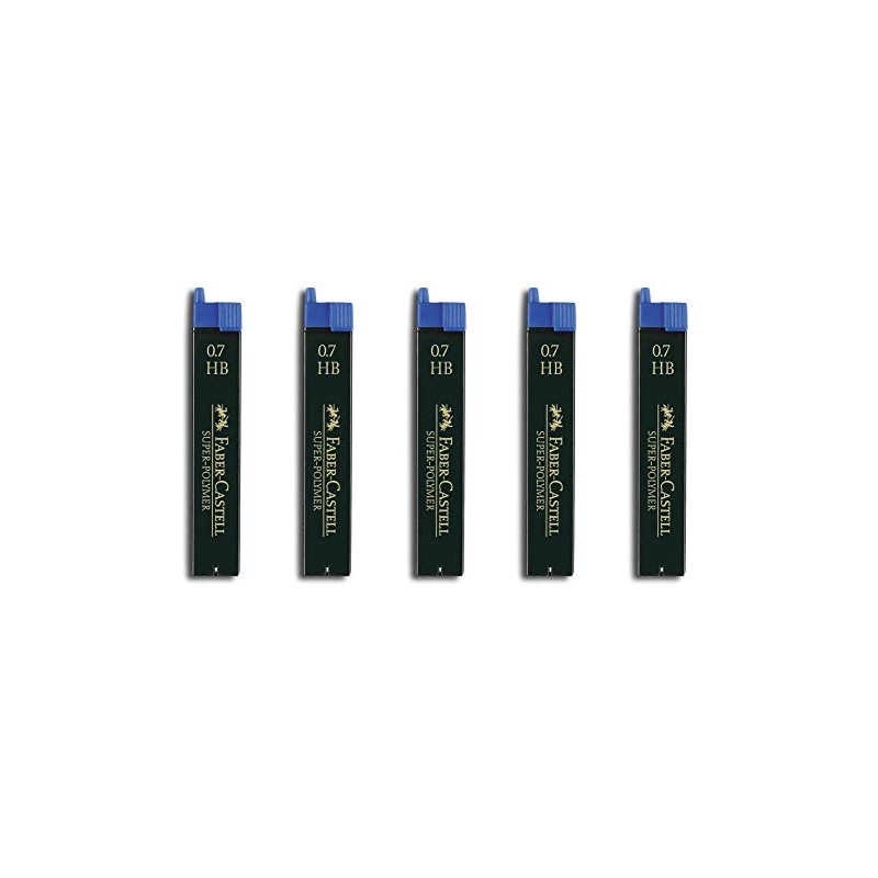Faber-Castell 120700 Fine Leads 0.7 mm HB (5)aa