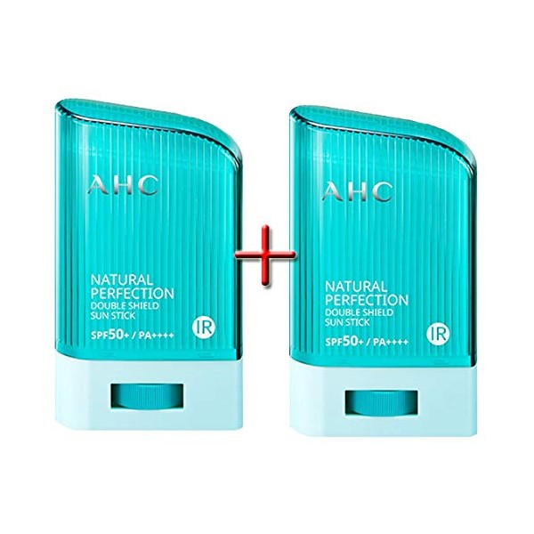 [ 1+1 ] AHC Natural Perfection Double Shield Sun Stick 22g SPF50+ PA++++ A.H.C