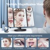 HUONUL Makeup Mirror Vanity with Lights, 2X 3X 10X Magnification,