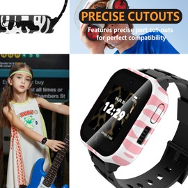 Hianjoo Pack of 5 Case with Screen Protector Compatible with Xplora XGO3 / Kidzi, All-Round Cover PC Screen Protector Case, Protective Case Compatible with Xplora Kidzi/XGO 3