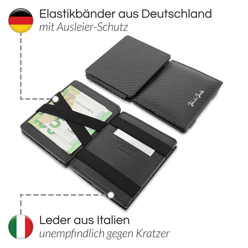 Jaimie Jacobs Flap Boy XL Magic Wallet with Coin Compartment