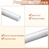 sourcing map 20Pcs 3/16"(5mm) Dia Round Aluminum Rod, 12"(305mm) Long