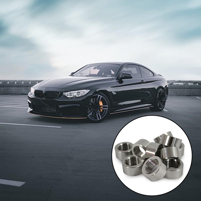 CGEAMDY 2 Pieces Oxygen Sensor Nut Bung, M18x1.5 Oxygen Sensor
