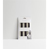 Pack of 6 Black and Brown Nail Files Emery Board