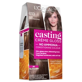L'Oreal Paris Casting Crème Gloss Semi-Permanent Hair Colour - 613 Iced Mochaccino (Ammonia Free)