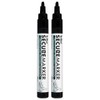 Artline Pack of 2 Secure Markers (Black) for Redacting Private