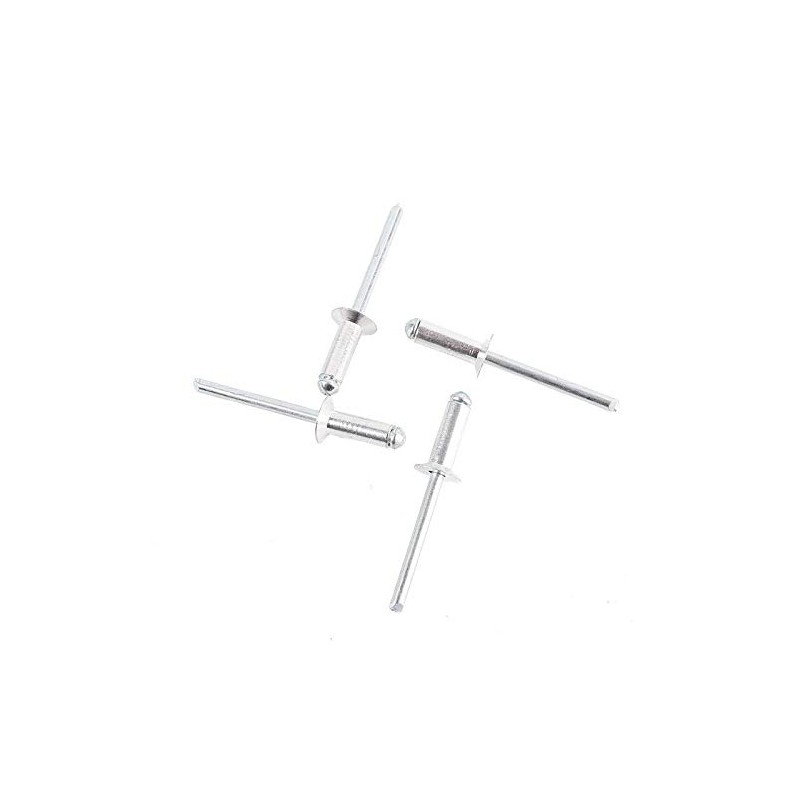 Supertool HA0892F Rivets Aluminium Pop Rivets Large Flange, Open-End Dome