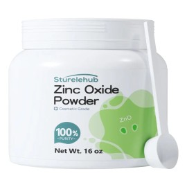 Polvo De Óxido De Zinc Sturelehub 473 Ml 100% Pureza Grado C