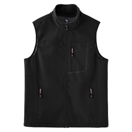 MoFiz Men's Vest, Golf, Outdoor Wear, Sleeveless, Fleece Lined, Vest, Cold Protection, Windproof, Multifunctional, Thermal, Lightweight, Stylish, Mountain Climbing, Fishing, Hiking, Running,