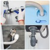 sourcing map Universal U-Shape Washer Drain Hose Hook Drain Hose