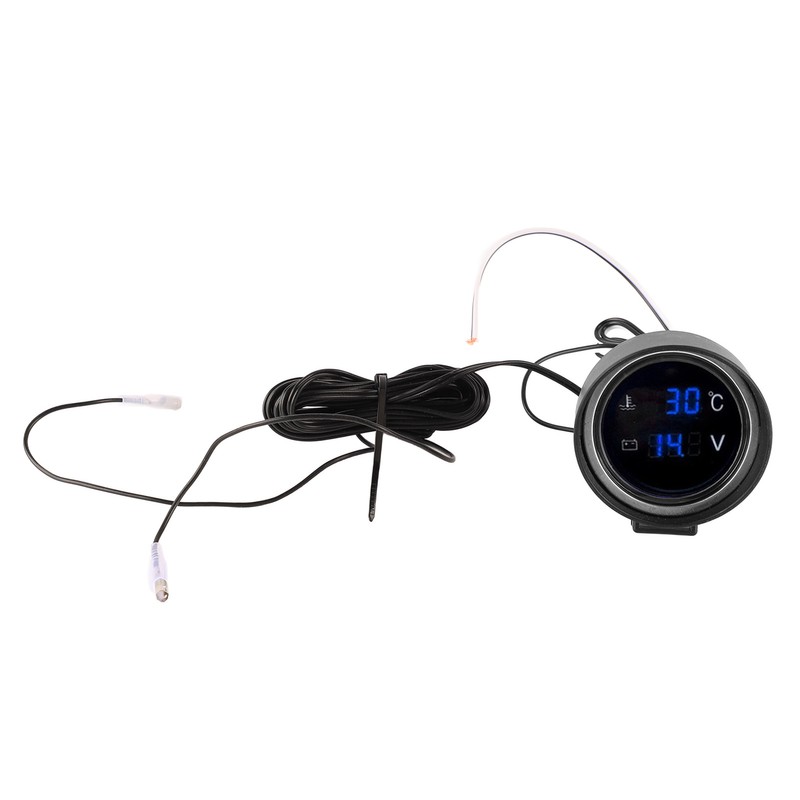 DC9V to 36V Car Voltmeter Gauge Two in One Digital