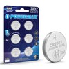 Powermax 6-Count CR2032 Batteries, Lithium 3V Coin Cell Button Battery