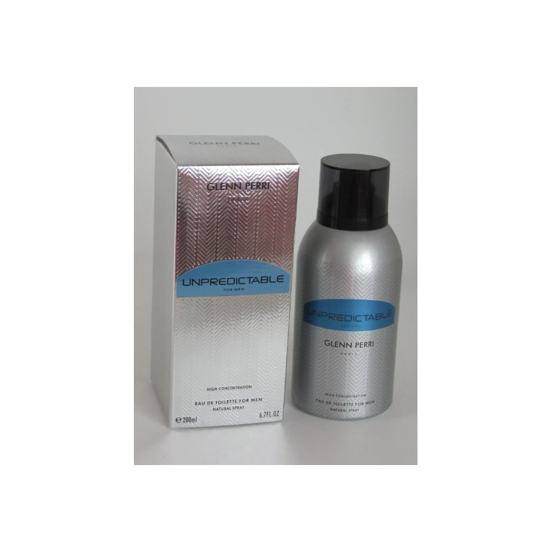 UNPREDICTABLE HIGH CONCENTRTION by Glenn Perri 6.7 OZ EAU DE