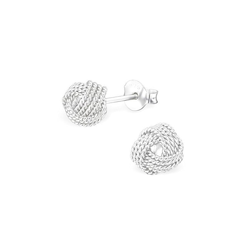DTPsilver® Small Earrings 925 Sterling Silver Yellow Gold-Plated or Rose