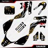Factory EFX Black & Gold Camo Savage Racing Graphics kit