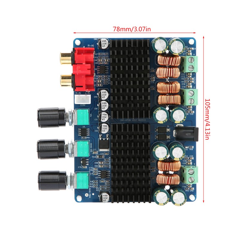 TPA3116 50W*2+100W 2.1 Channel Subwoofer Digital Audio Power Amplifier Board
