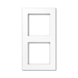 Jung Rahmen 2fach Shatterproof Serie A Creation Alpine White – 1 AC 582 BF WW