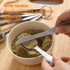 18/8 Heavy Duty Stainless Steel Metal Measuring Spoons Set for