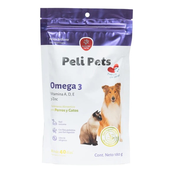 Suplemento Alimenticio Natural Para Perros y Gatos Adicionado Ácidos Grasos