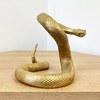 Alfie Francis 16cm Tall Gold Snake Ornament Statue Figurine Sculpture