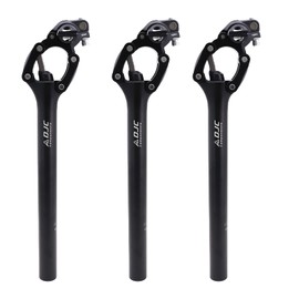 DJC Bike Suspension Seatpost Shock Absorber Seat Post Paralelogramo for MTB Mountain Road Bike Gravel 27.2mm 28.6mm 30mm 30.4mm 30.9mm 31.6mm 33.9mm X 350mm (28.6mm(with Shim Adapter))