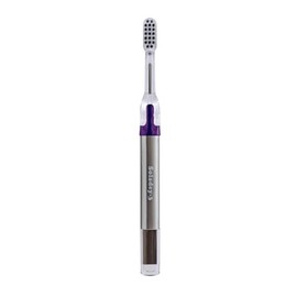 Soladey 3 cepillos de dientes iónicos, paneles solares y semiconductores de TiO2, cerdas de panal de abeja de 3 filas, color morado, puedes cepillar s