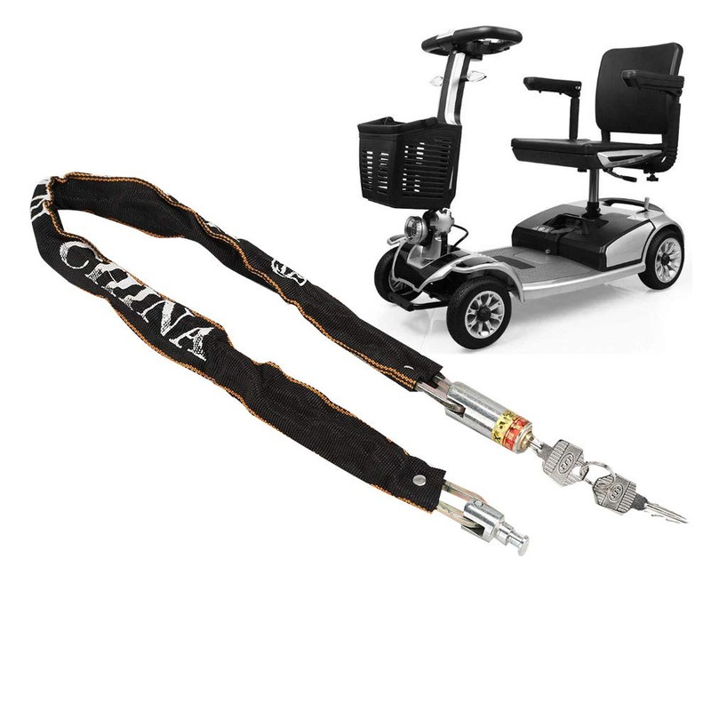 Chain Lock, Anti Theft Motorcycle Mobility Scooter Chain Lock, Bike