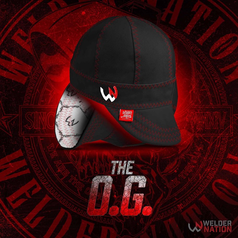 Welder Nation 8 Panel 10 oz Welding Premium Cap 100%