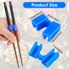 5 Pieces Reusable Chopsticks Helpers Training Chopstick Hinges Connector Practice