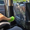 JQ 2개 투명 차량용 시트 커버 유아 발자국 방지 시트 백 2-Pack Transparent Car Seat Covers with Baby Footprint Prevention Seat Back