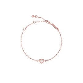 Ted Baker Hansa Crystal Heart Bracelet For Women (Rose Gold/Crystal)