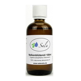 Sala Nelkenblütenöl Gewürznelke ätherisches Öl naturrein (100 ml Glasflasche)