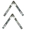 Quest Manufacturing Cable Tray Adjustable Connector, Zinc (CT0005-03-2), Pack of