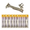 Front Door Safety Latch & Bolt Lock (10-Pack) Double Lock