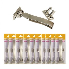 Front Door Safety Latch & Bolt Lock (10-Pack) Double Lock