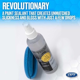 Optimum Opti-Seal Polymer Paint Sealant Spray for Automotive Paint and Interior Car Detailing, Includes Detailing Applicator Pad (8 oz)